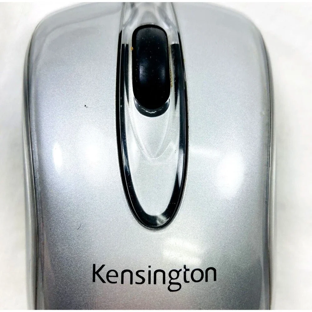 Kensington USB Wired Mouse K72213 Optical Wheel 3 Button x 1 Cord 69 inch